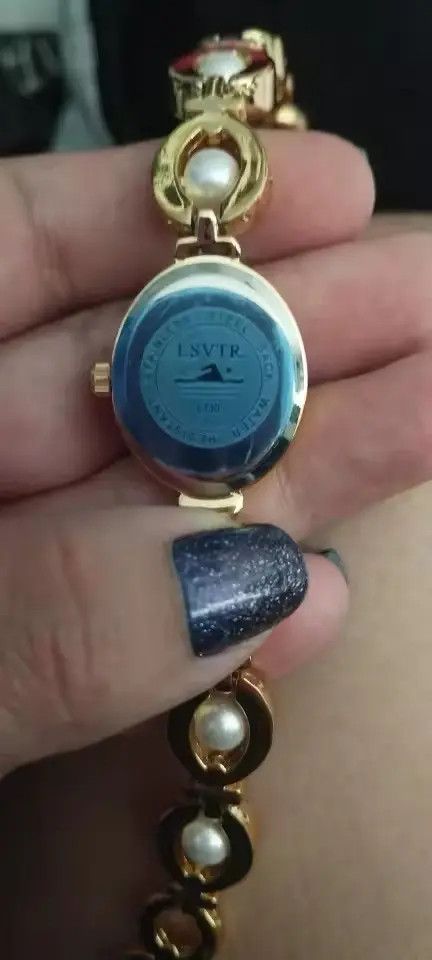 Japanese Brand Fumina x Kouda Pearl Strap 30m Waterproof Oval Quartz Watch Size ONE SIZE - 7 Thumbnail