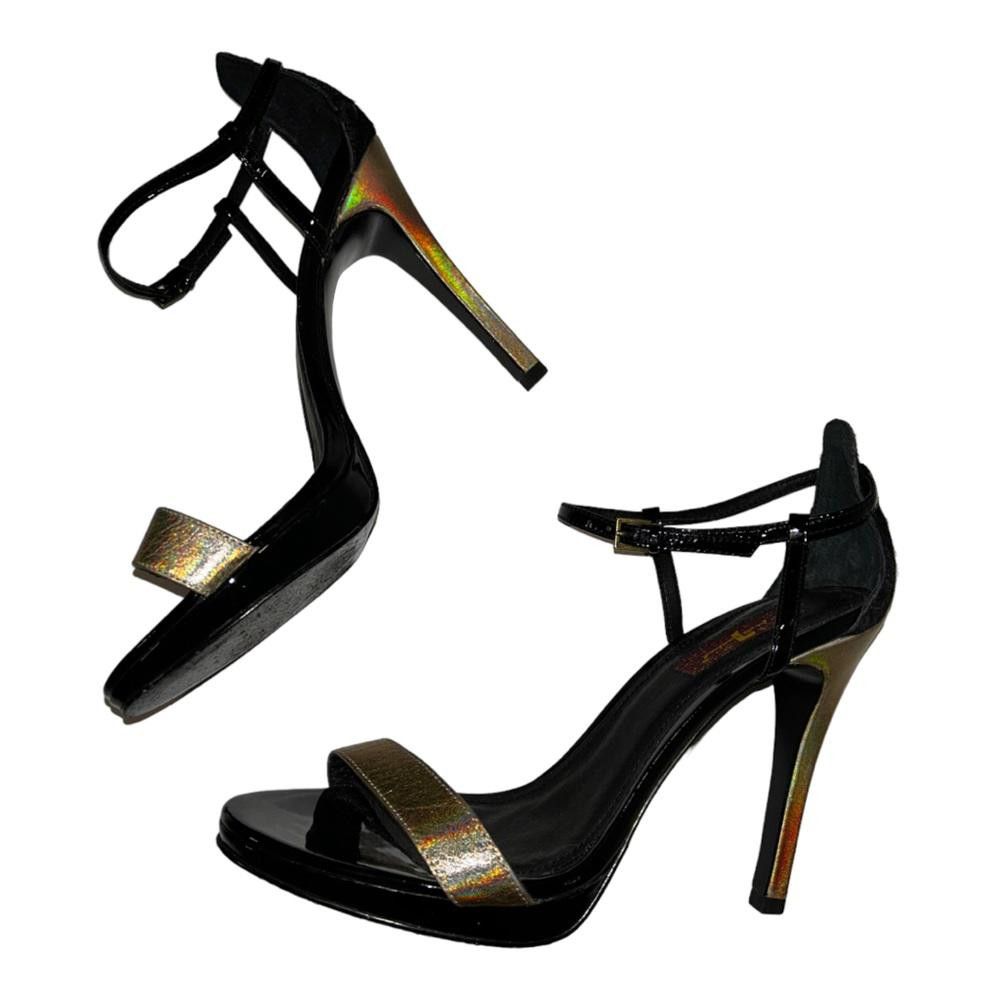 7 For All Mankind 7 For All Mankind l Patent Leather & Gold Heels Size 10 Size US 10 / IT 40 - 5 Thumbnail