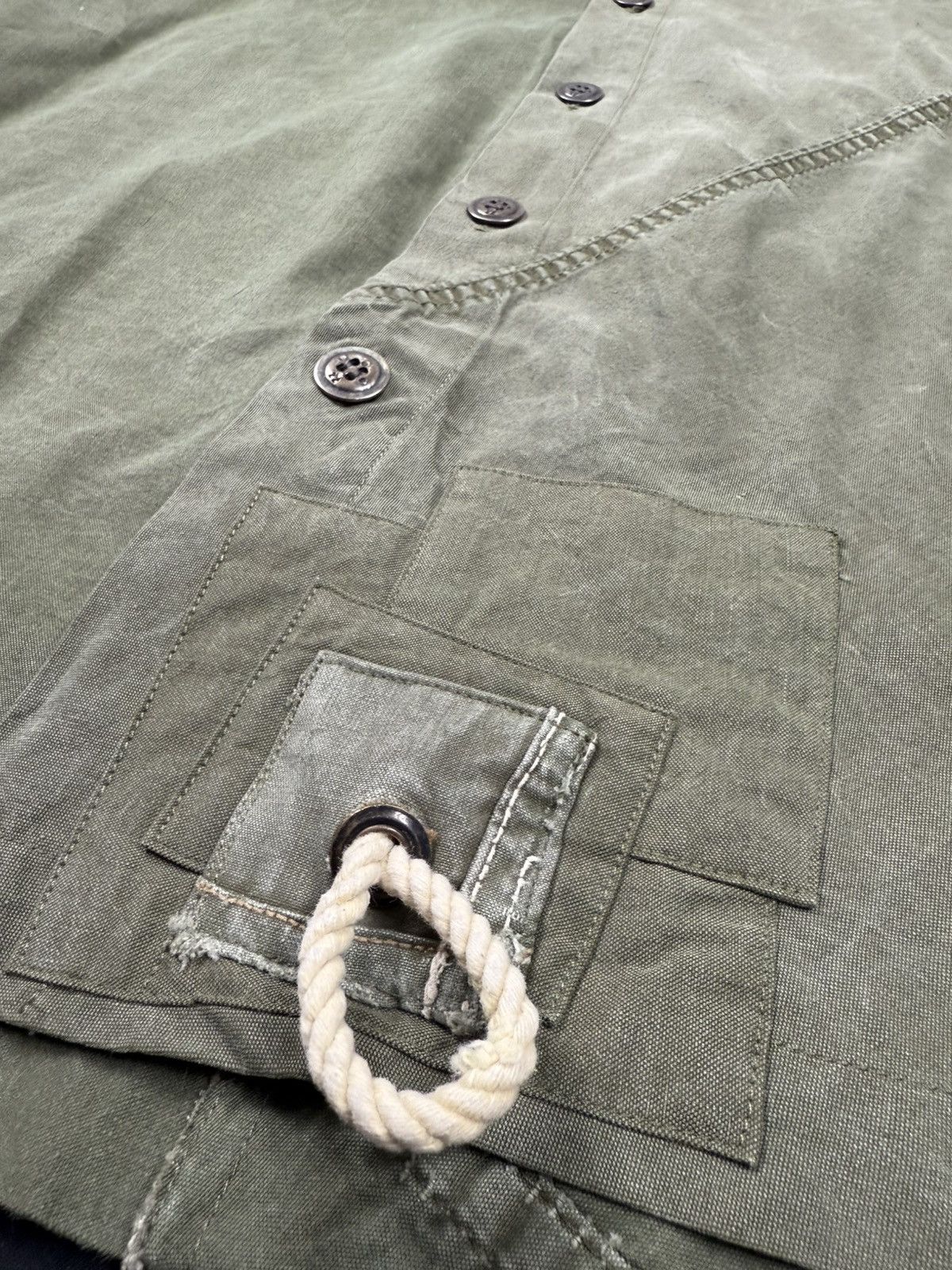 Greg Lauren Army Tent Short Sleeve Studio Size US L / EU 52-54 / 3 - 3 Thumbnail