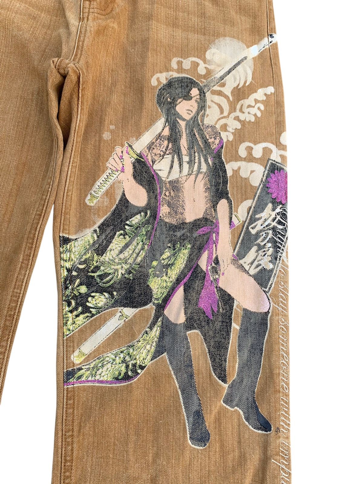 Kapital RARE💥KARAKURI DEVINE RETRIBUTION SUKAJAN JAPANESE DENIM Size US 32 / EU 48 - 11 Thumbnail