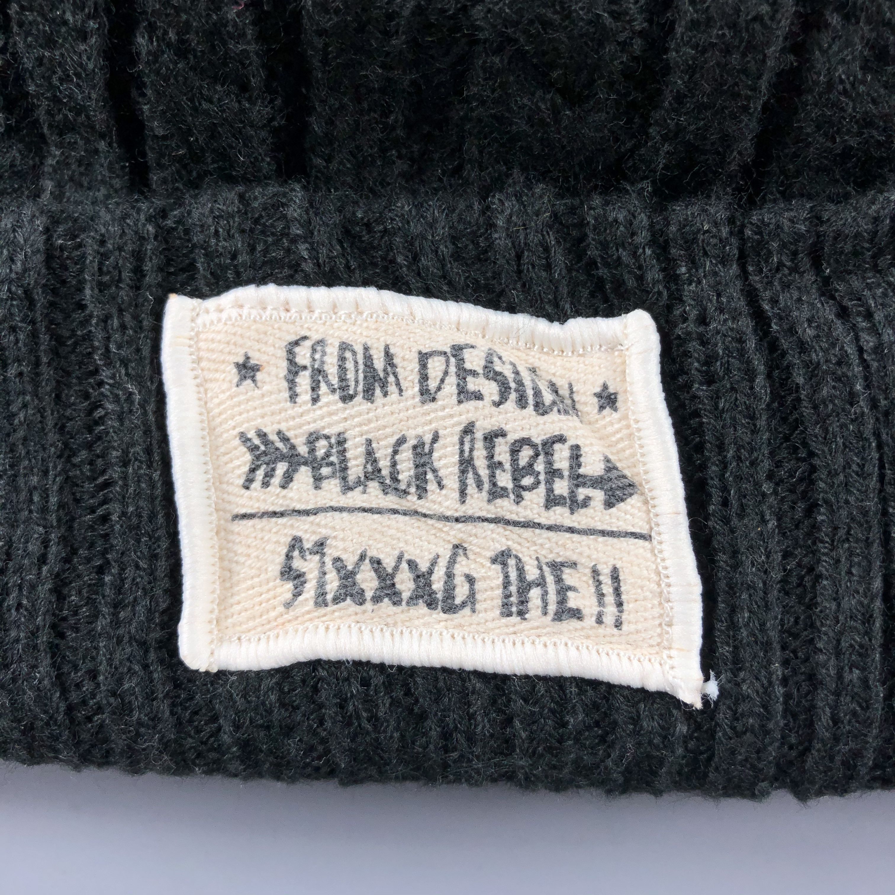 Japanese Brand × Vintage Queen Head Knit Beanie Snow Hat Snow Cap -D418 Size ONE SIZE - 4 Thumbnail
