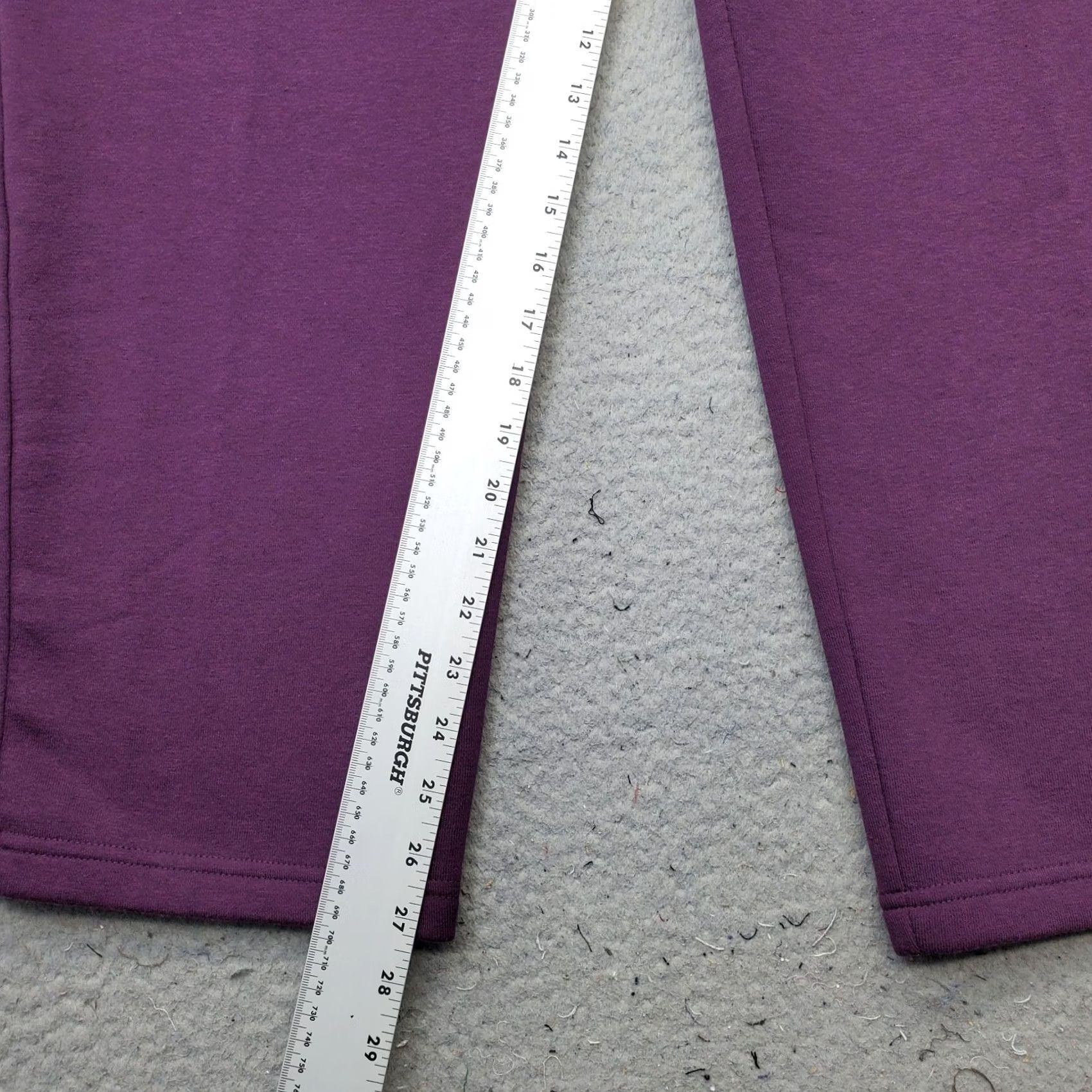 Vintage Hasting & Smith Sweatpants Womens XL Purple Comfort Straight Elastic Waistband Size 40" / US 18 - 4 Thumbnail