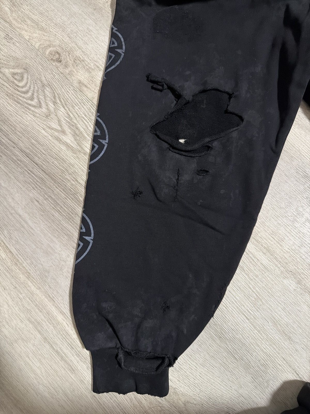 Balenciaga Balenciaga Paris Moon Hoodie No Pocket Black Size US M / EU 48-50 / 2 - 5 Thumbnail