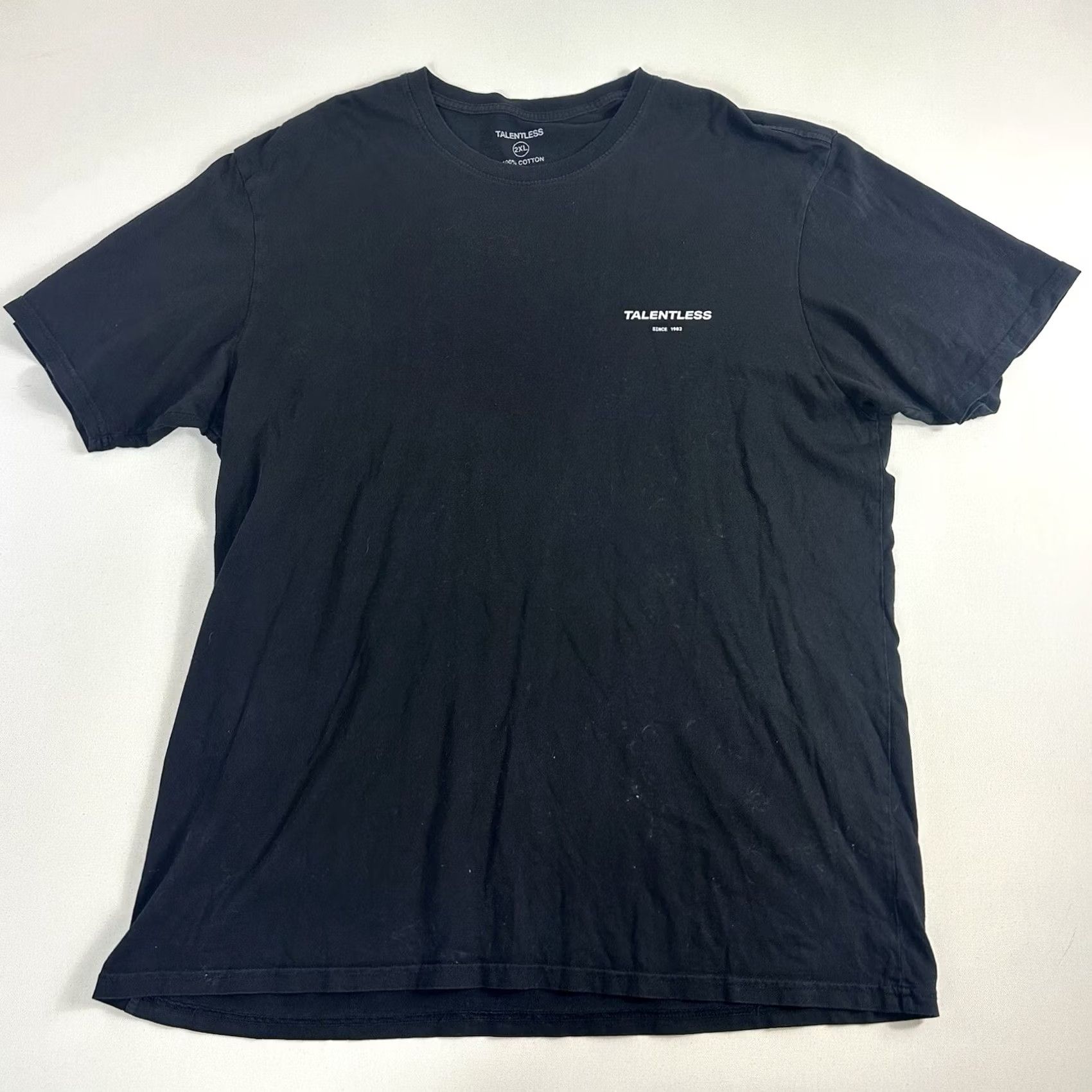Talentless Talentless T Shirt Mens 2XL Black Short Sleeve Crew Neck Graphic USA Made Size US XXL / EU 58 / 5 - 3 Thumbnail