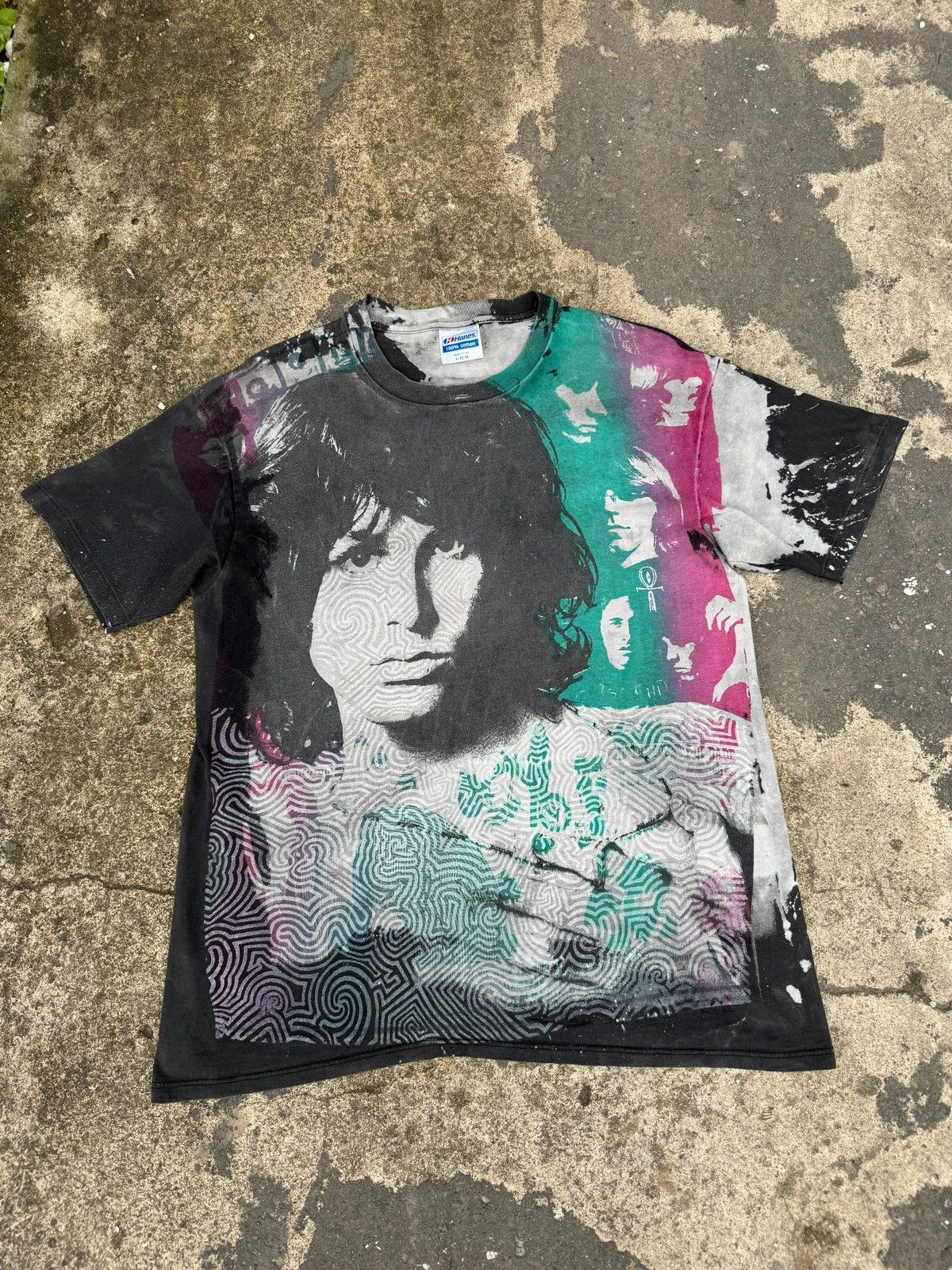 Band Tees Vintage Mosquitohead Jim morrison the Doors Tshirt Size US L / EU 52-54 / 3 - 2 Thumbnail
