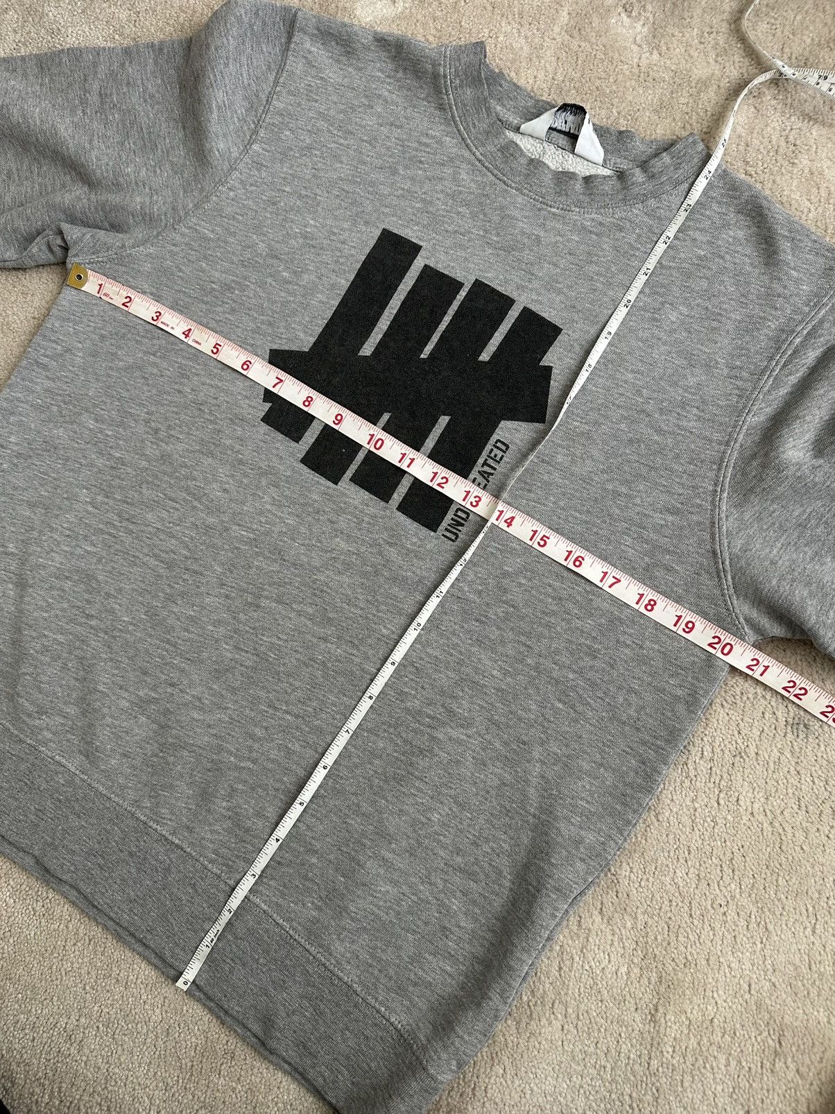 Japanese Brand × Undefeated Undefeated Sweater Grey Streetwear Size Small Size US S / EU 44-46 / 1 - 5 Thumbnail