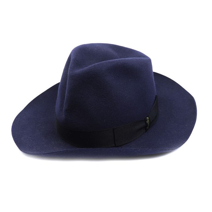 Other Borsalino Alessandria Rabbit Felt Hat Natural Material Hats DUTY FREE for USA