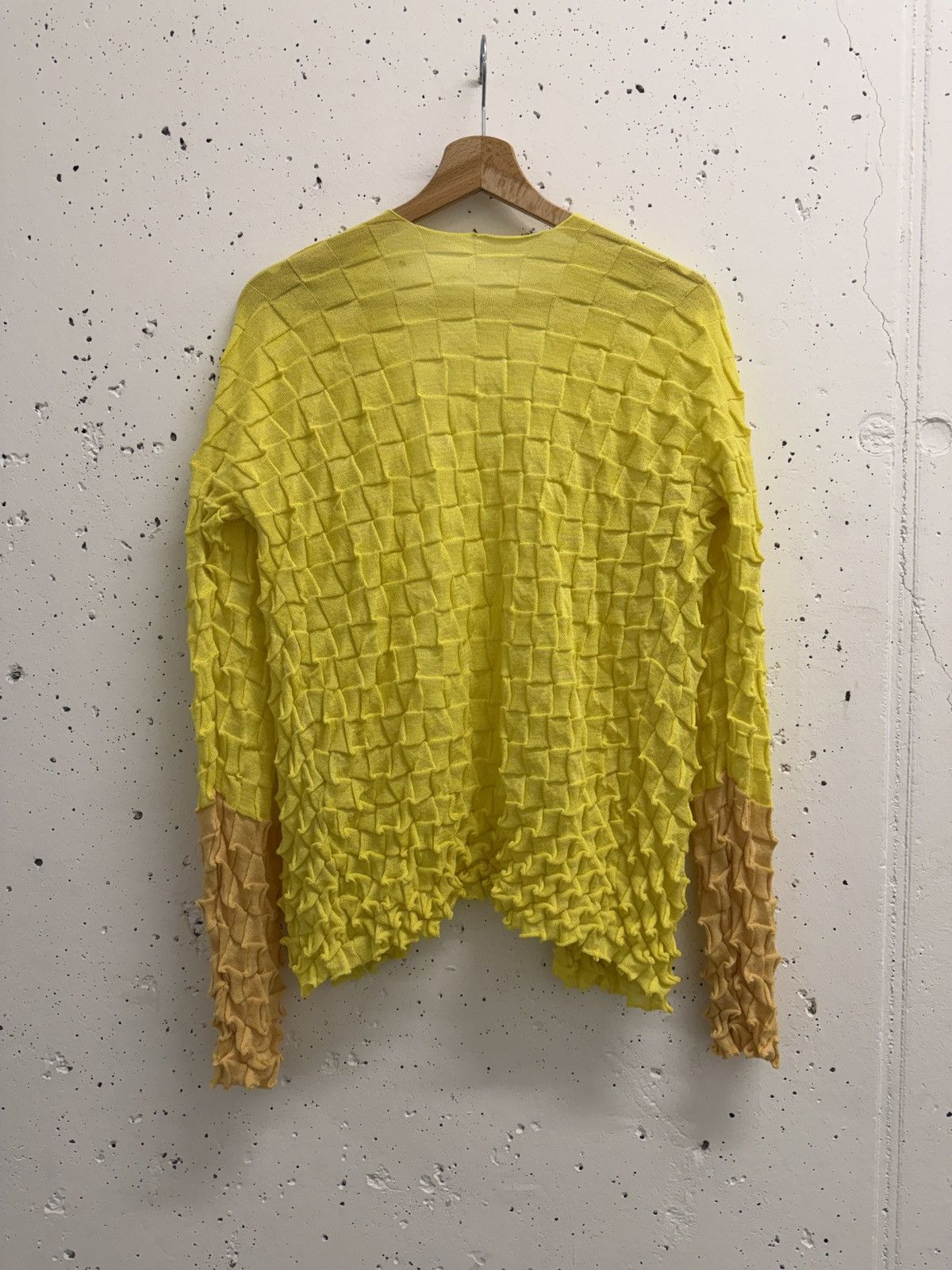 Issey Miyake Issey Miyake Textured Stretch Cardigan Size M / US 6-8 / IT 42-44 - 8 Thumbnail