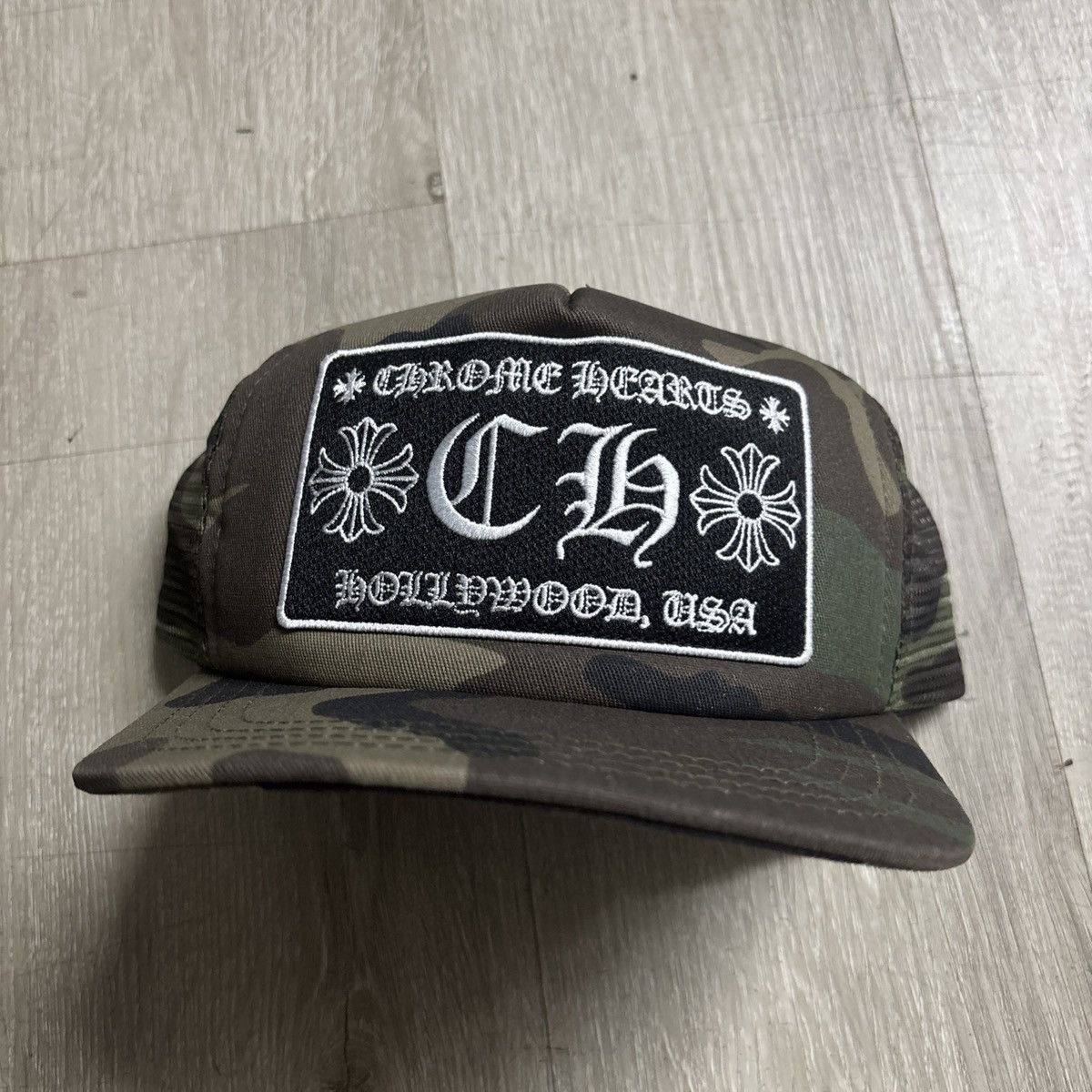 Chrome hearts Camo Hollywood trucker