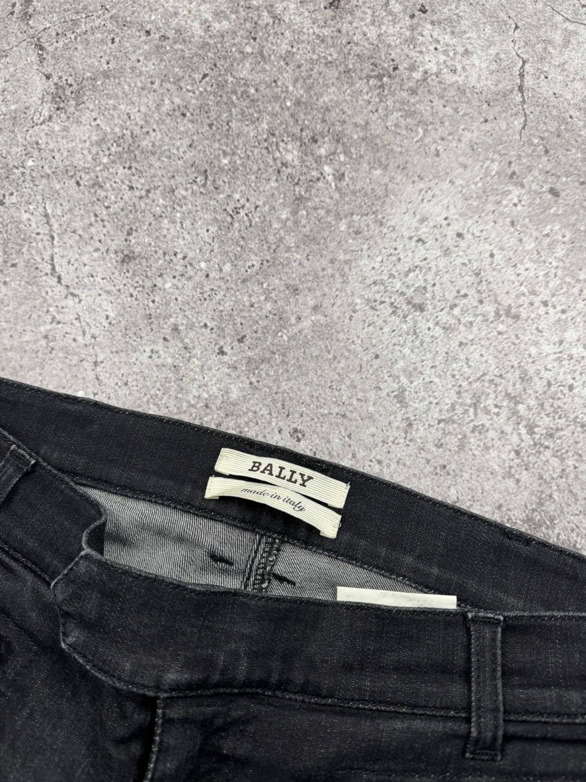 Bally Vintage Bally Y2K Opium Black Zip jeans Luxury Very Rare Size 30" / US 8 / IT 44 - 7 Thumbnail