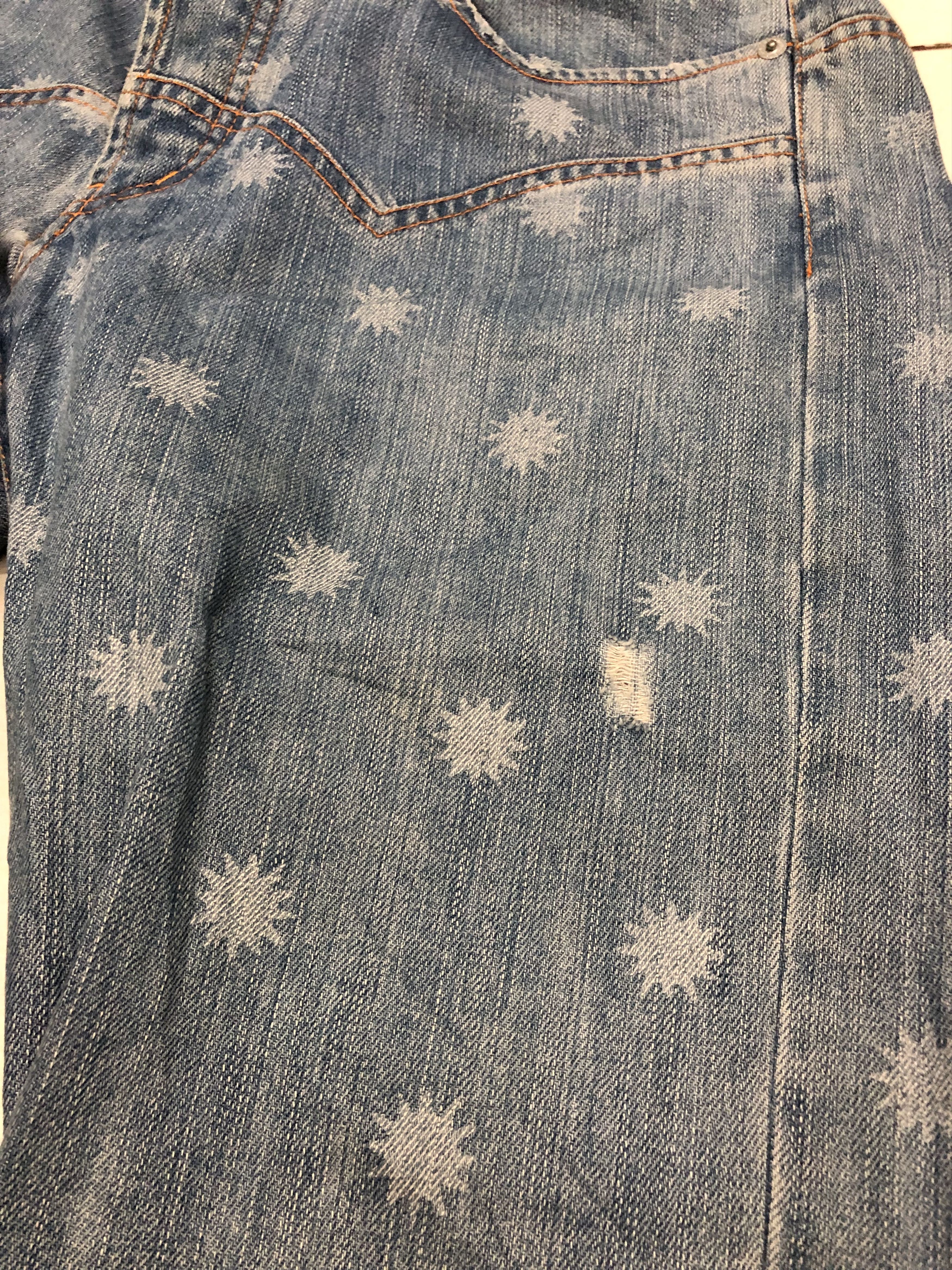 Designer × Issey Miyake × Japanese Brand Japanese Designer Sunao Kuwahara Distressed Design Jeans Size US 32 / EU 48 - 11 Thumbnail