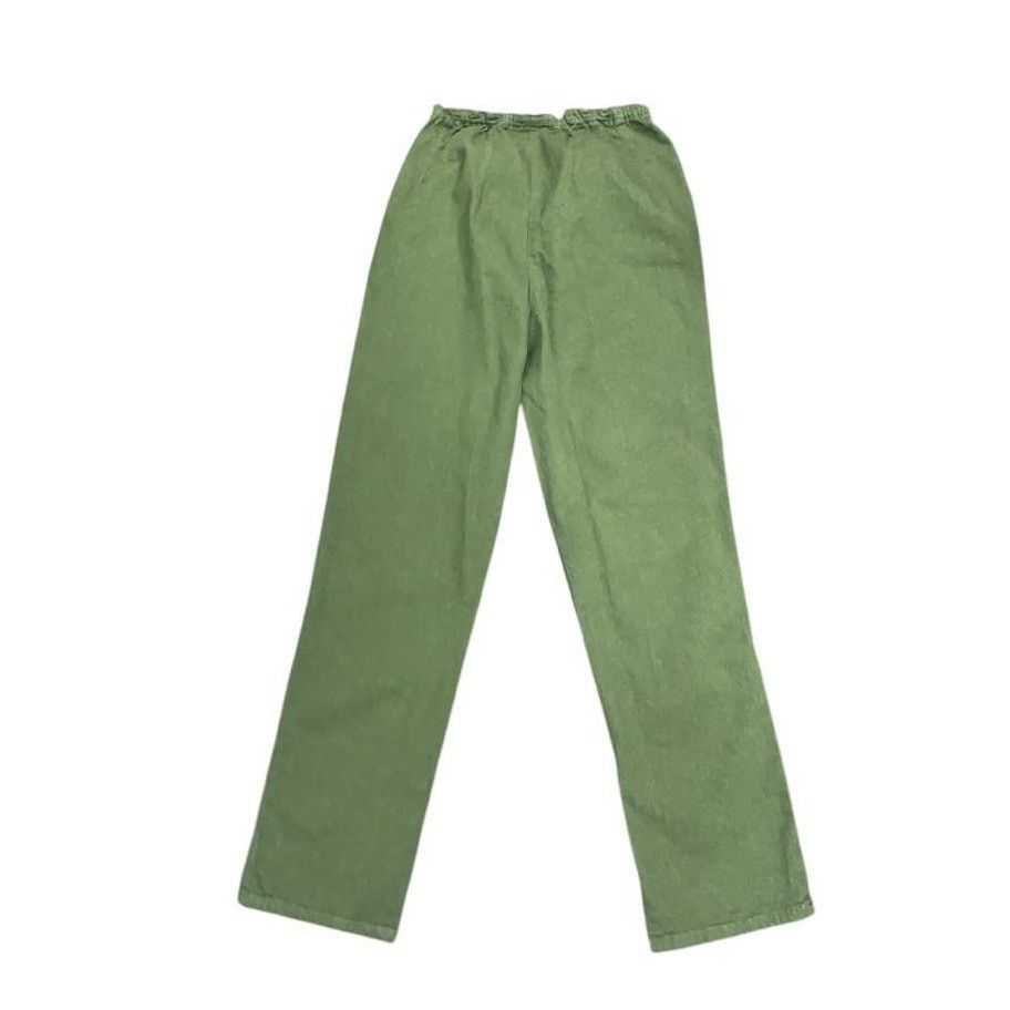 Other Vintage Blair Green Trouser Pants Drawstring Bangladesh Sz 8 Size 30" / US 8 / IT 44 - 2 Thumbnail