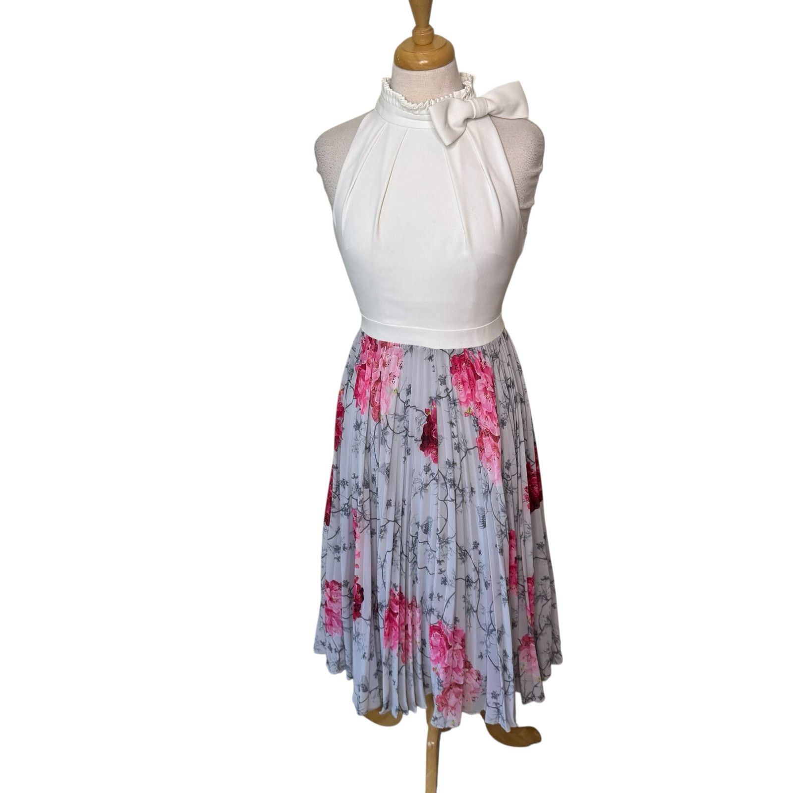 Ted Baker TED BAKER Cornala Babylon Pleat A-Line Dress Size 1 Size XS / US 0-2 / IT 36-38 - 3 Thumbnail