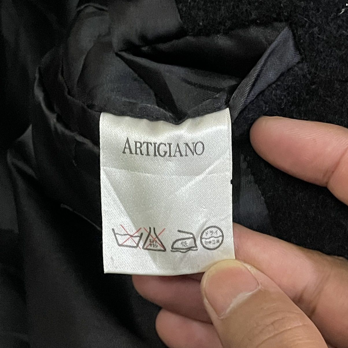 Yohji Yamamoto Vintage Yohji Yamamoto Inspired Wool Long Coat by Artigiano Size US M / EU 48-50 / 2 - 10 Thumbnail