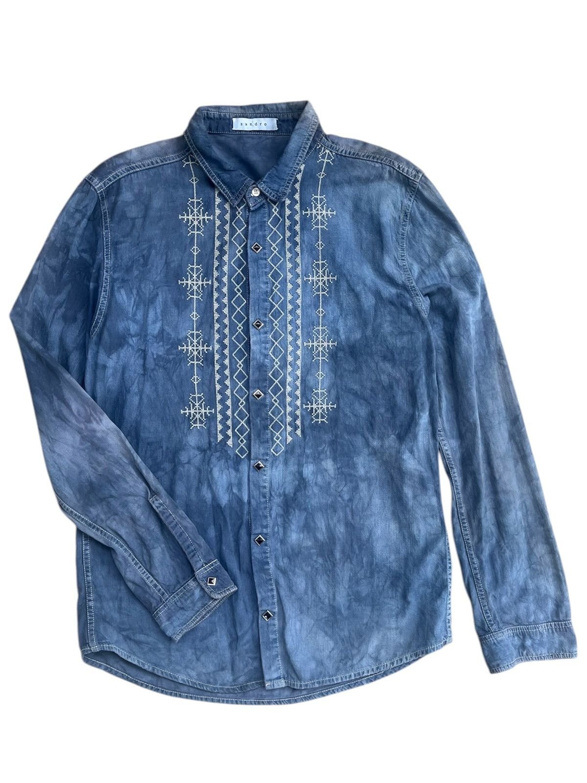 Sandro Sandro Long Sleeve Shirt Size US M / EU 48-50 / 2 - 3 Thumbnail