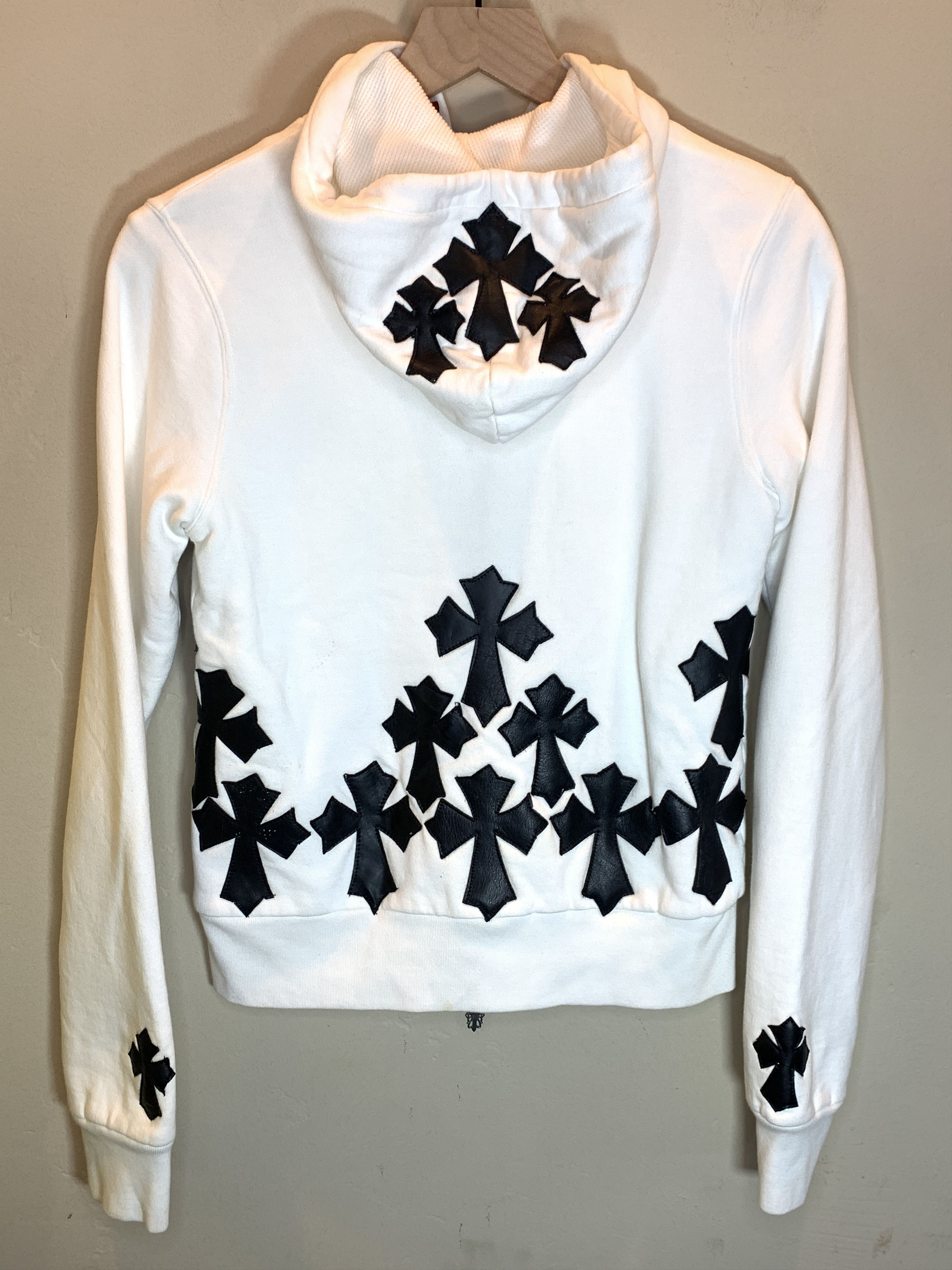 A&G Rock *RARE* Vintage A&G Rock Amal Guessous Crosses Thermal Hoodie Size M / US 6-8 / IT 42-44 - 2 Thumbnail