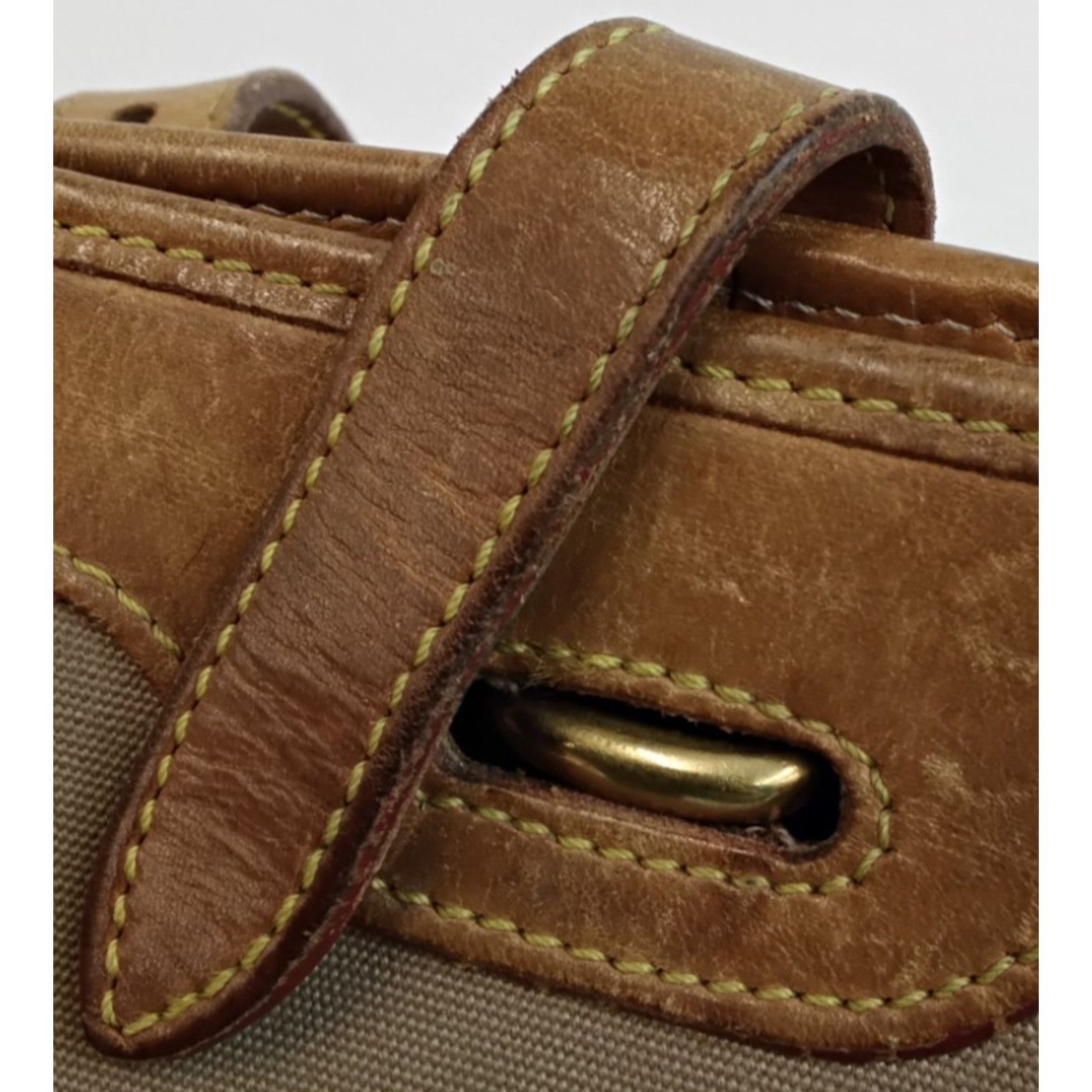 Dooney & Bourke Dooney & Bourke Canvas + Leather Shoulder Bag Brown VTG USA Size ONE SIZE - 8 Thumbnail