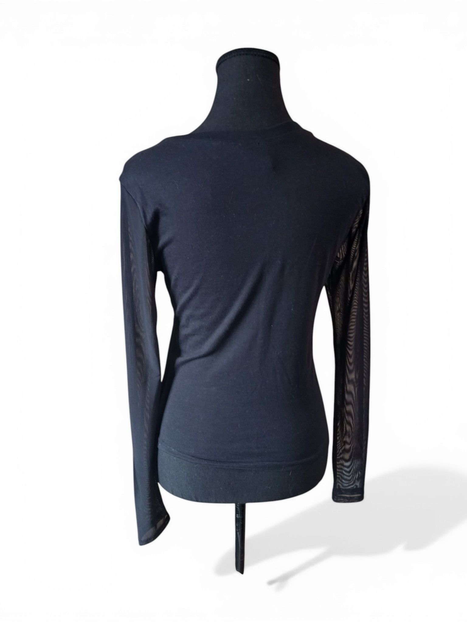 Hot Topic Hot Topic Social Collision Rib Cage Moth Mesh Sleeve Top Size S / US 4 / IT 40 - 10 Thumbnail