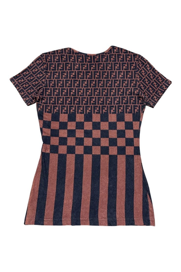 Fendi Fendi zucca monogram tshirt Size M / US 6-8 / IT 42-44 - 2 Thumbnail