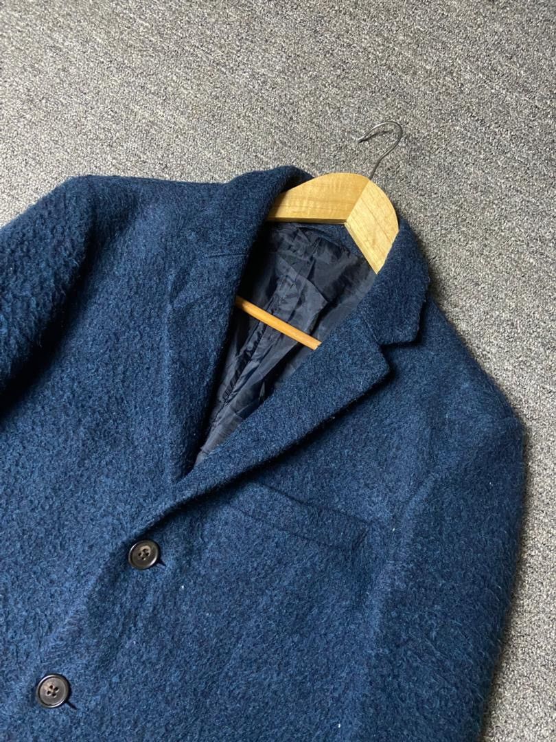 Katharine Hamnett London Hamnett Wool Blend Single Breasted Long Coat (174) Size US M / EU 48-50 / 2 - 8 Thumbnail