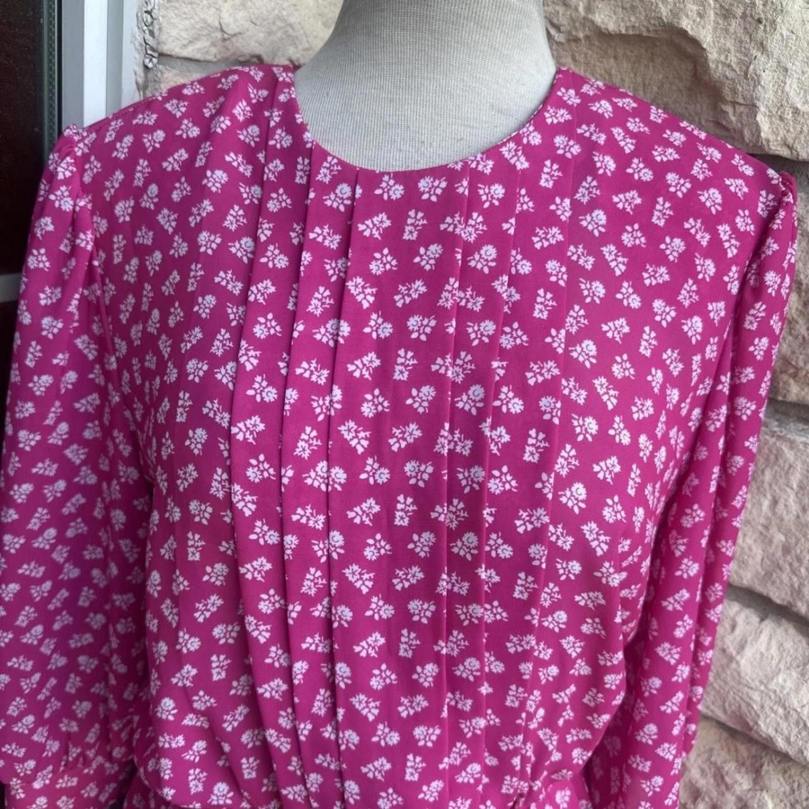 Other Pink vintage 80s dress #80s Size S / US 4 / IT 40 - 3 Thumbnail