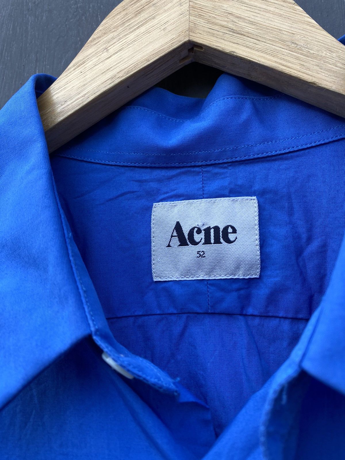 Acne Studios Acne Chatwin Pop AW12 blue shirt size 52 Size US L / EU 52-54 / 3 - 3 Thumbnail