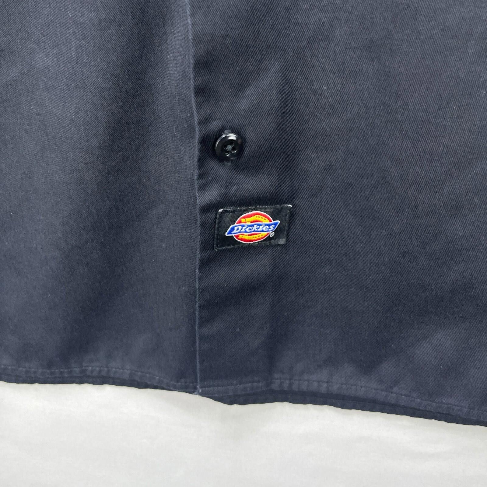 Dickies Vintage Dickies Button Up Shirt Black Large Work Size US L / EU 52-54 / 3 - 8 Thumbnail