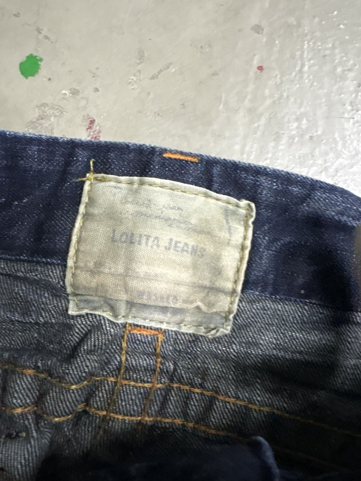 If Six Was Nine Japanese Brand Lolita Mud Wash Flare Heavy Distressed Jeans Size US 30 / EU 46 - 9 Thumbnail