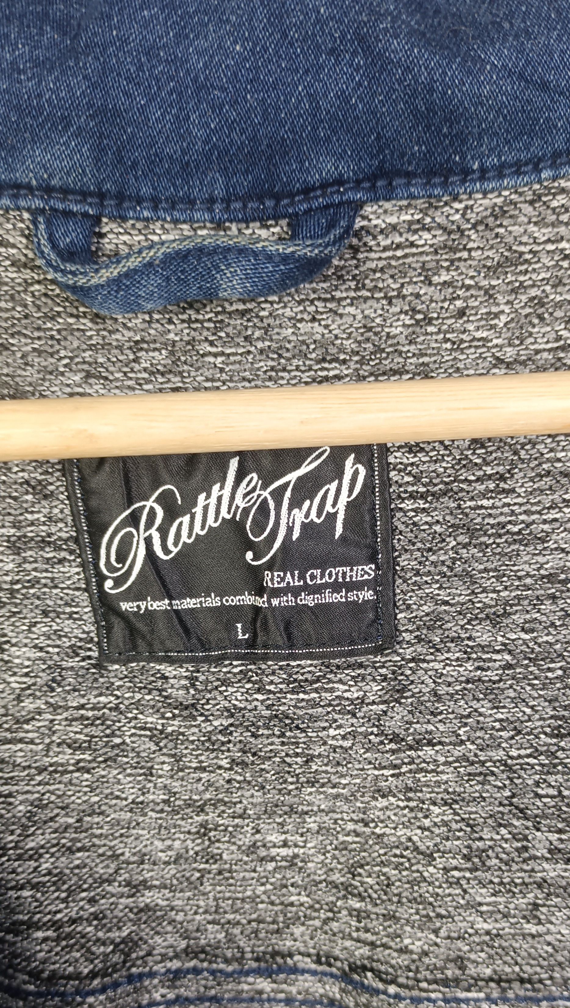 Japanese Brand Fashion🔥 Japan Denim Rattle Trap Denim Jacket Size US M / EU 48-50 / 2 - 16 Thumbnail