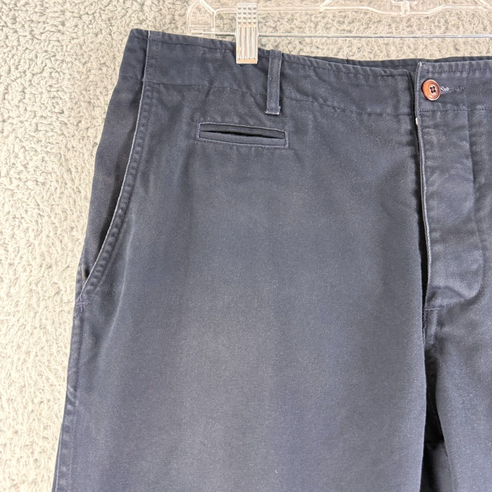 Vintage Wings and Horns Chino Pants Mens Size 36 Blue Straight Leg Casual 100% Cotton Size US 36 / EU 52 - 4 Thumbnail