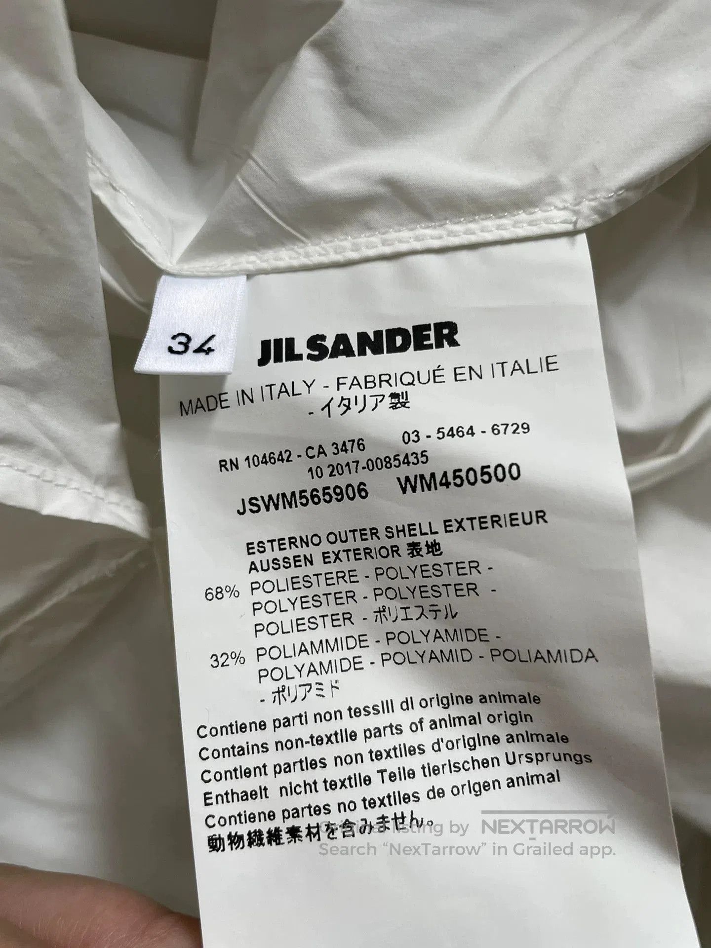 Jil Sander Jil Sander Short Sleeve Shirt. Size S / US 4 / IT 40 - 5 Thumbnail