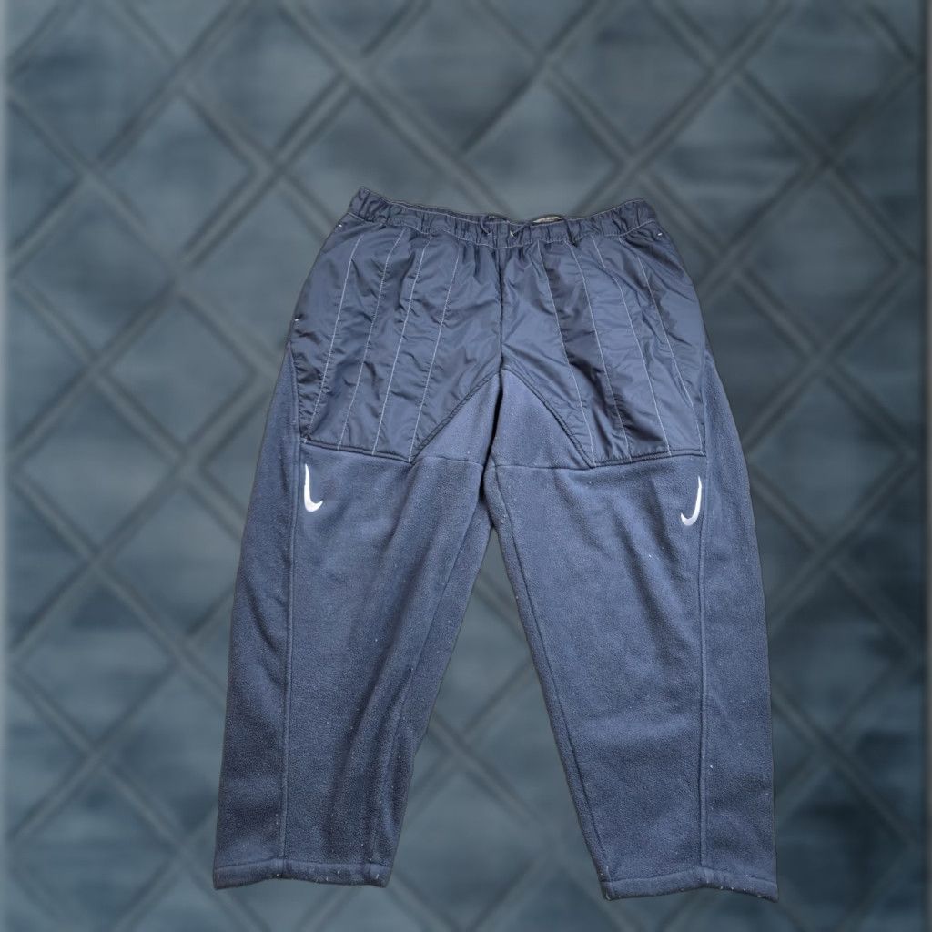 Nike Nike NSW Curve Plush Pants Womens 2XL Blue Fleece Relaxed Fit DD5614-437 Size 40" / US 18 - 1 Thumbnail