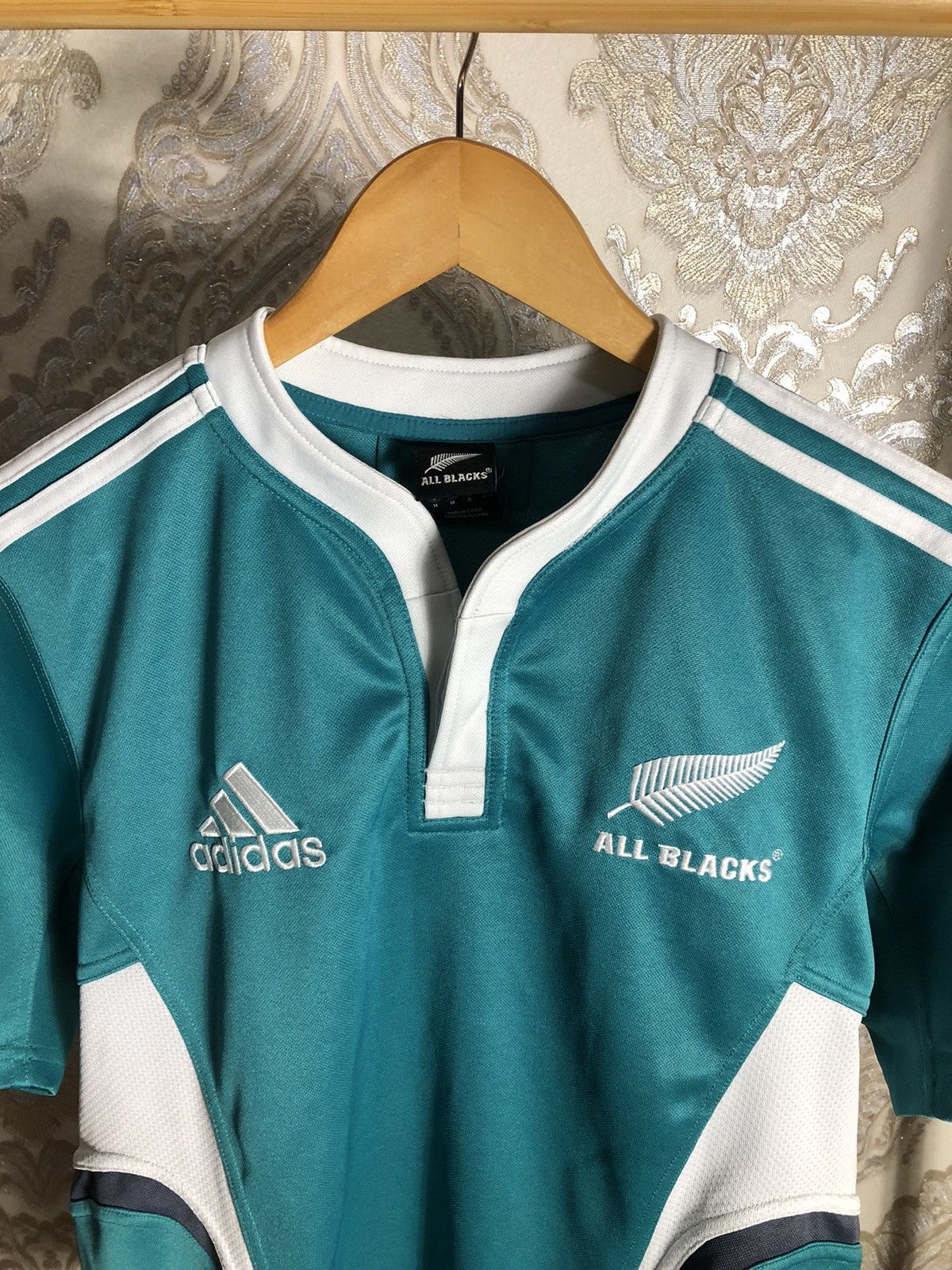 Adidas VINTAGE ADIDAS NEW ZEALAND ALL BLACKS RUGBY JERSEY RETRO 90s Size US M / EU 48-50 / 2 - 2 Thumbnail