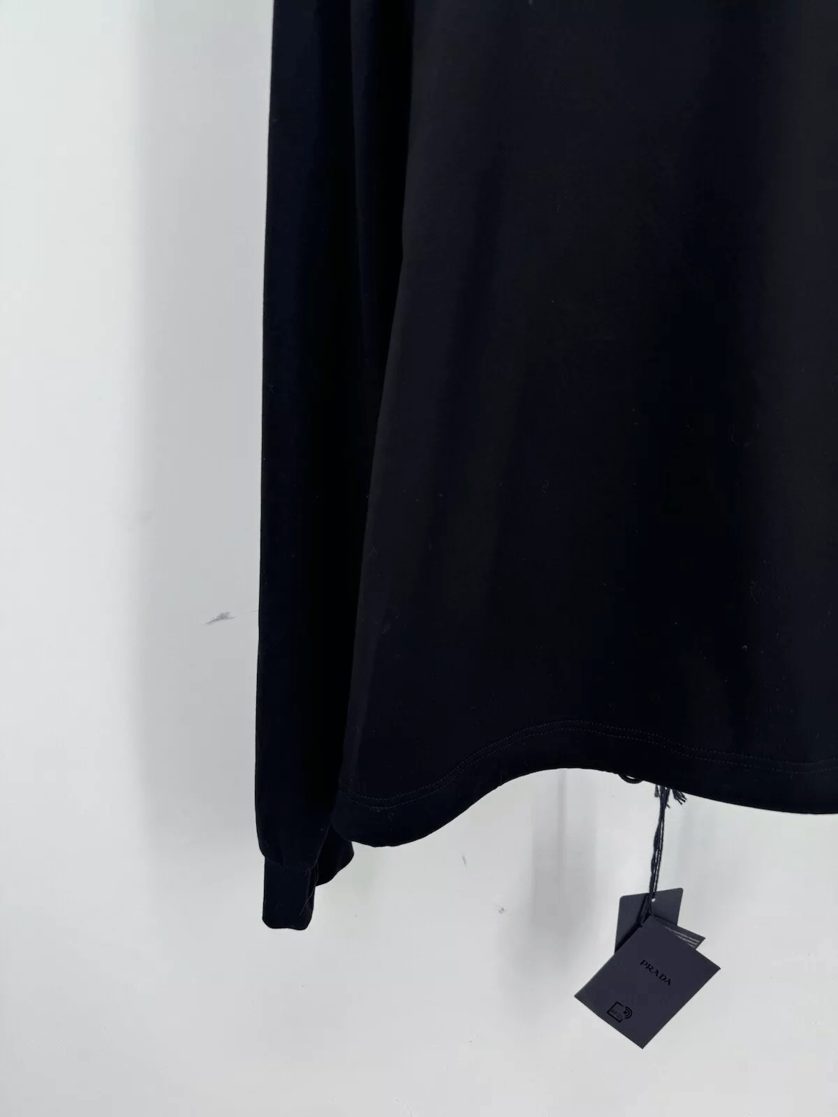 Prada Prada Technical Hoodie Zip Up cotton and Re-Nylon cardigan Size US L / EU 52-54 / 3 - 18 Thumbnail