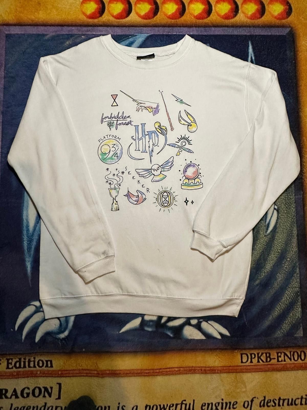 Unknown London Harry Potter Themed White Graphic Sweatshirt Size ONE SIZE - 2 Thumbnail