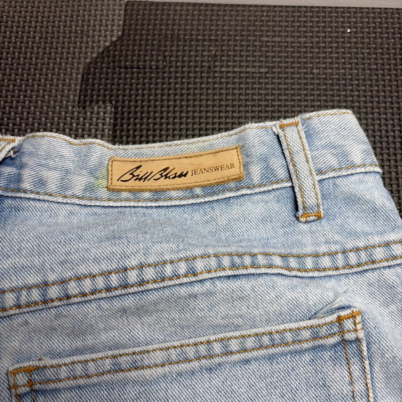 Bill Blass VINTAGE Bill Bass Blue Jeans High Waist Easy Fit Retro 90s Size 32" / US 10 / IT 46 - 6 Thumbnail