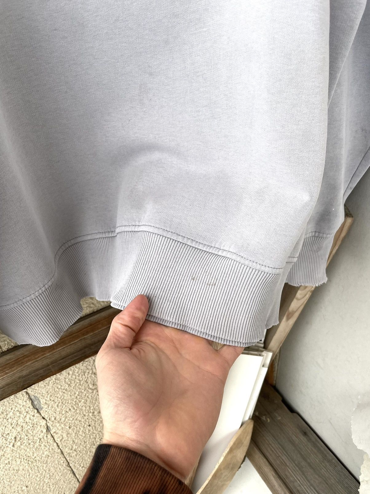 Nike Vintage Y2K Nike Big Logo Distressed Trashed Sweatshirt Size US XL / EU 56 / 4 - 24 Thumbnail
