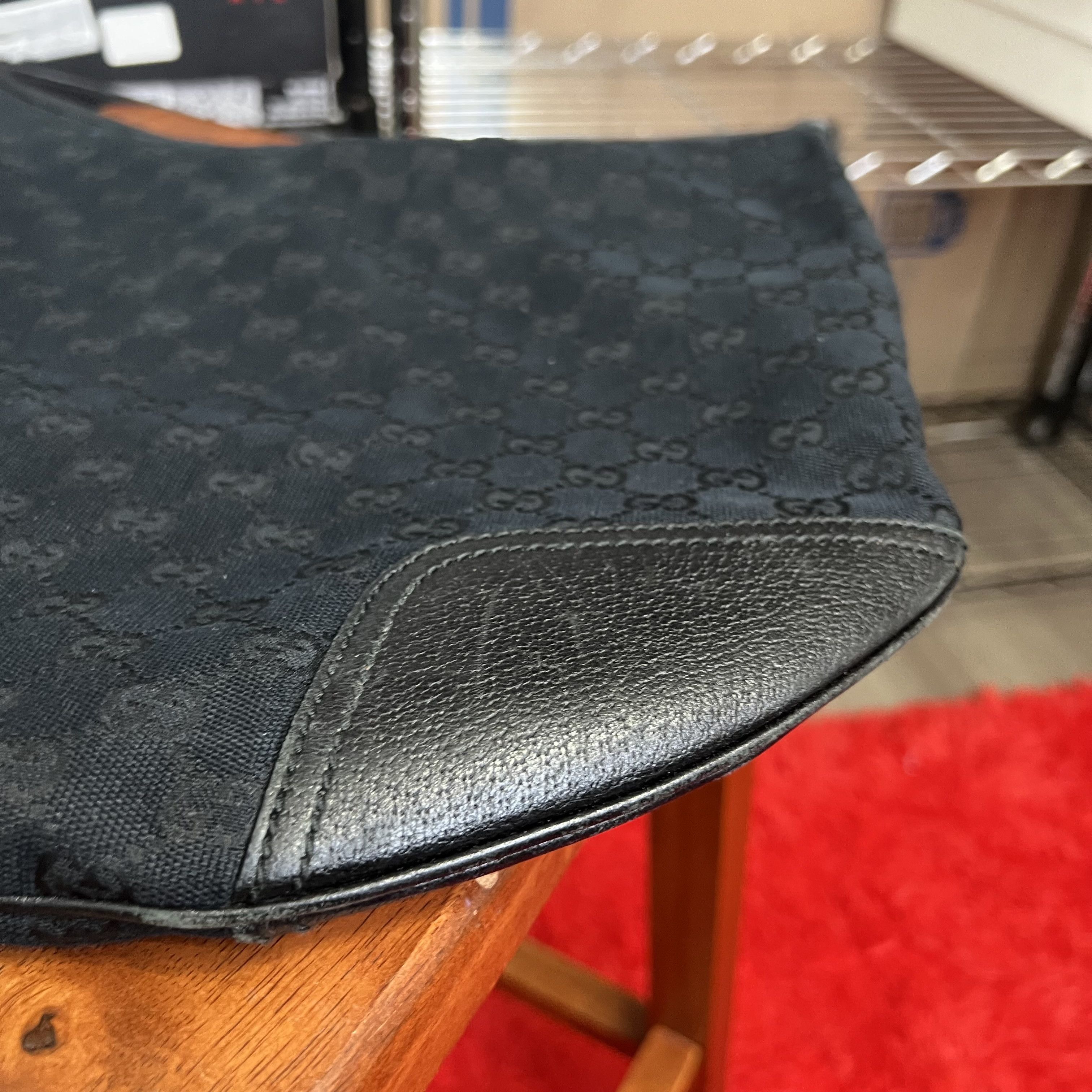 Gucci Gucci Monogram Large Princy Hobo Black Size ONE SIZE - 10 Thumbnail