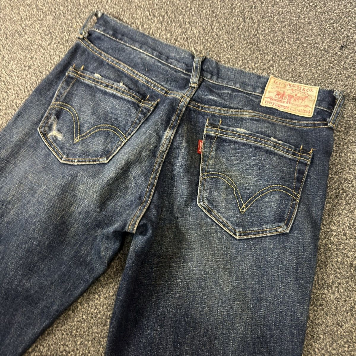 Miss Sixty 🔥 Vintage 90s Levis 502 Distressed Denim W29 Size 29" - 8 Thumbnail