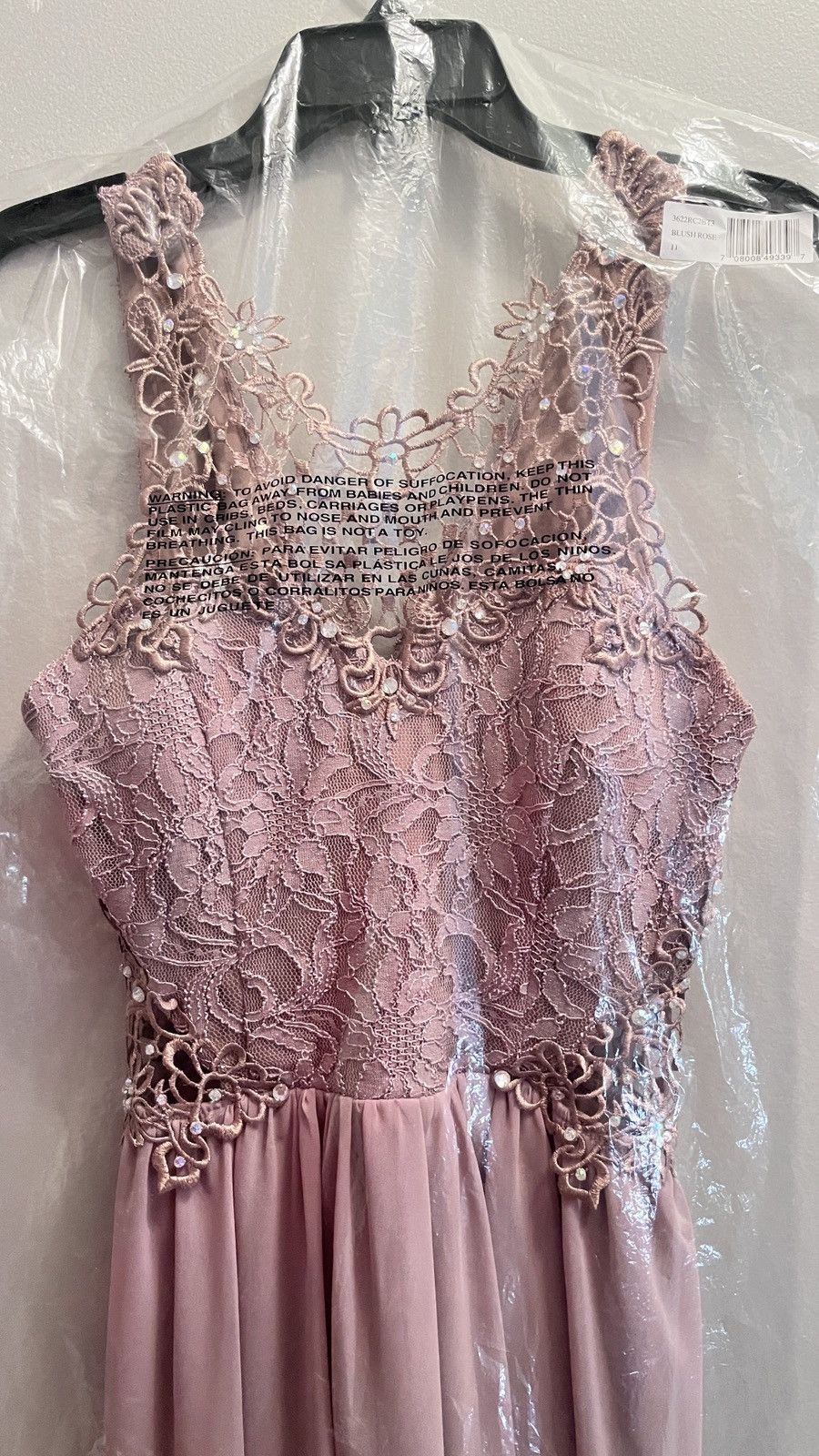 Other City Studios Juniors' High-Low Lace-Contrast Dress Size L / US 10 / IT 46 - 5 Thumbnail