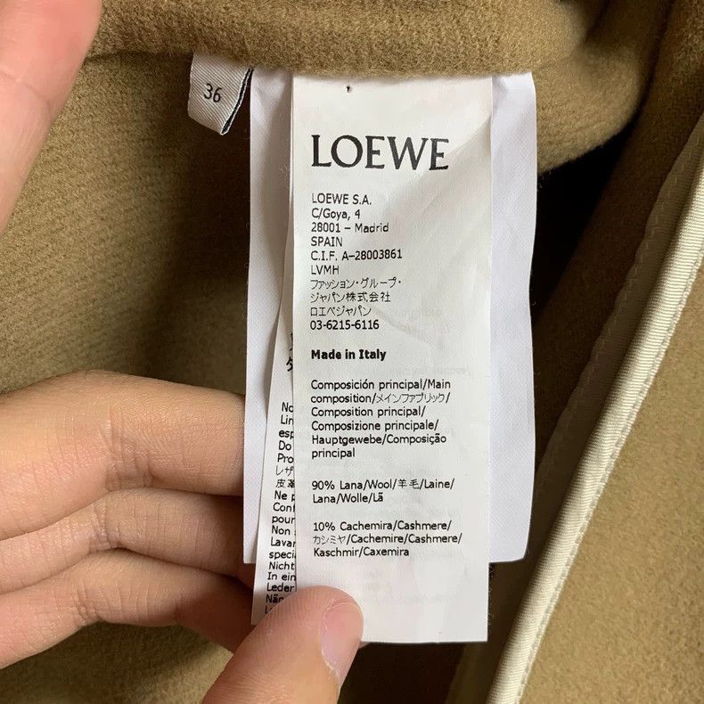 Loewe LOEWE Short apricot wool coat Size XXS / US 00 / IT 34 - 7 Thumbnail