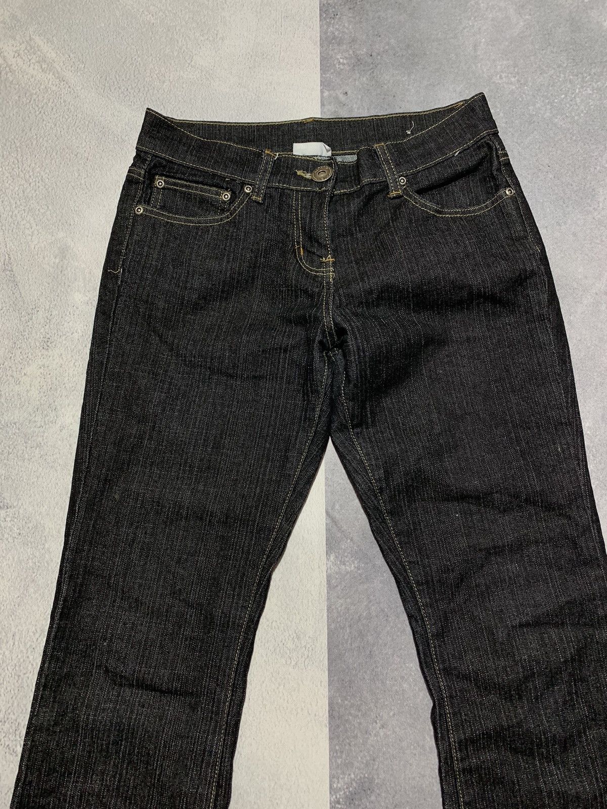 Vintage Vintage Y2K style Flared denim pants trousers size 29 Size 29" - 5 Thumbnail
