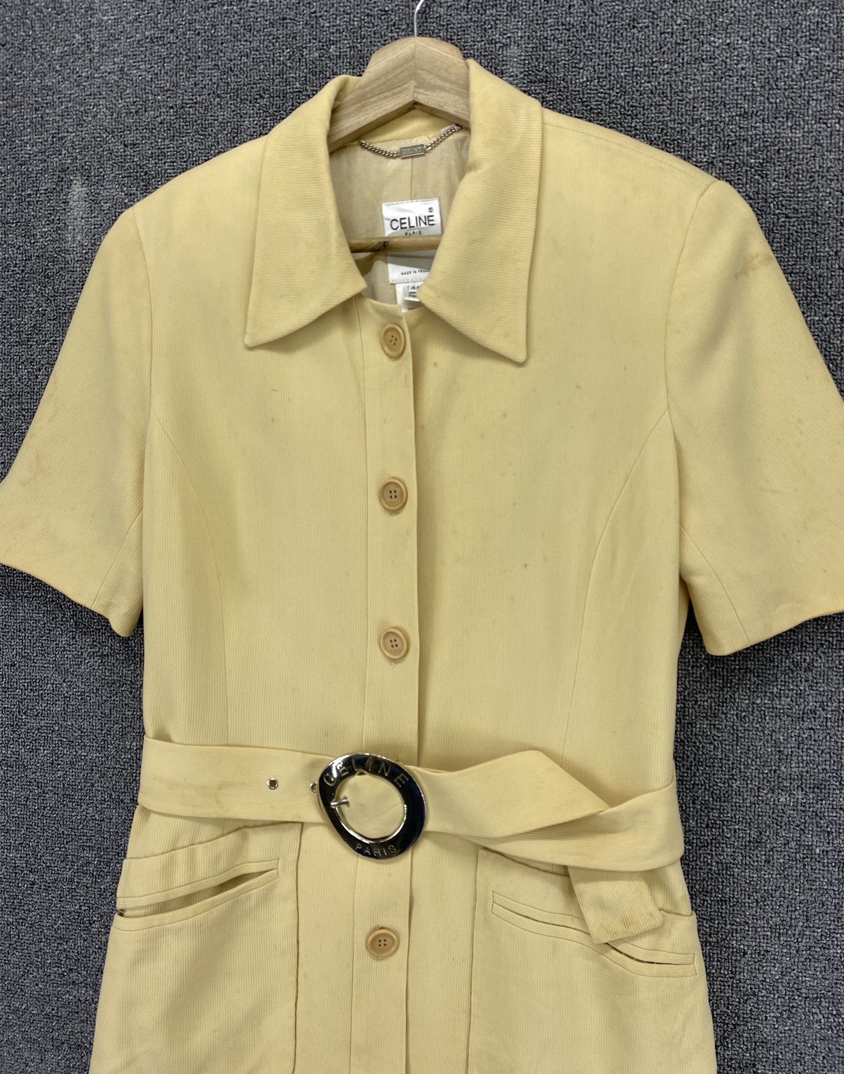 Celine Vintage Celine Paris Shirts Button Up Flannel Size M / US 6-8 / IT 42-44 - 8 Thumbnail