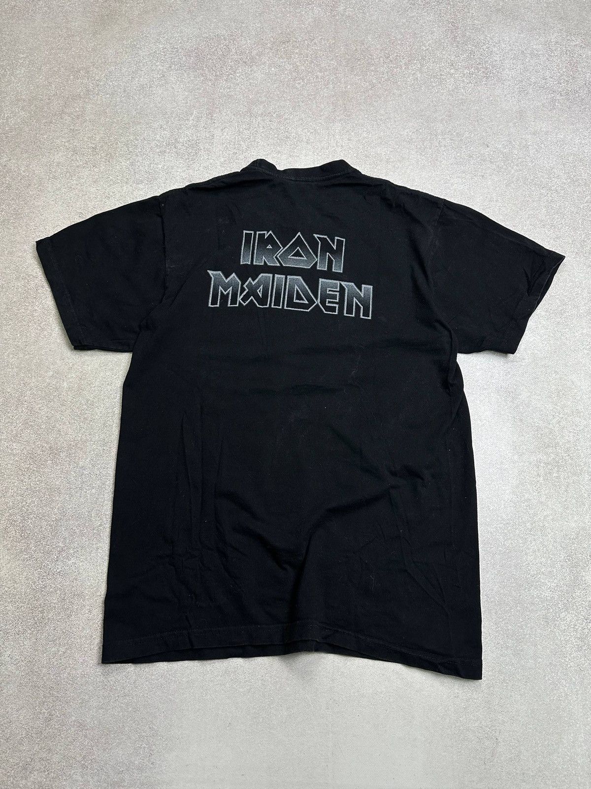 Band Tees Vintage Iron Maiden Trooper Moto T-shirt L Band Tee Size US L / EU 52-54 / 3 - 6 Thumbnail
