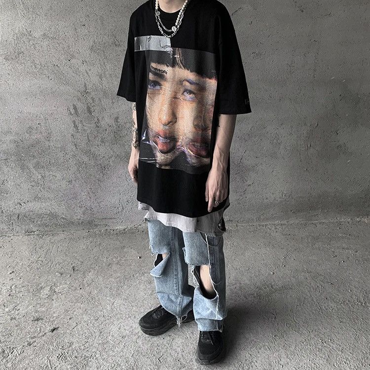 Japanese Brand × Vintage Girl Graphic Collage Tee Shirt y2k retro style Size US M / EU 48-50 / 2 - 4 Thumbnail