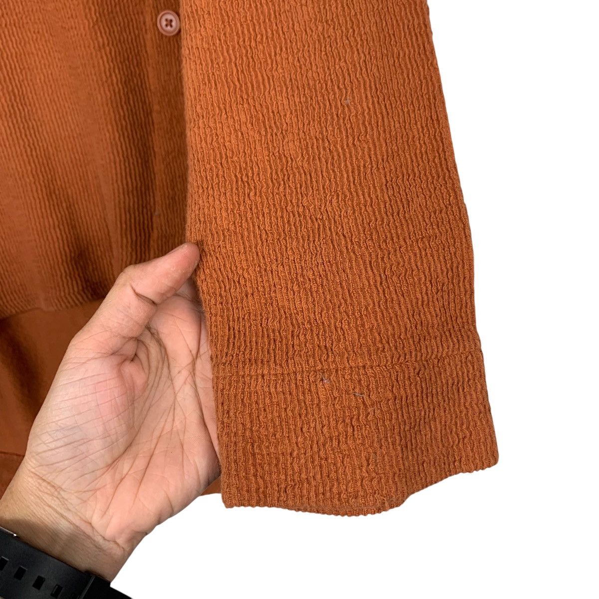 Japanese Brand AZUL by MOUSSY Asymmetrical Button Sweater #2245-C99 Size M / US 6-8 / IT 42-44 - 7 Thumbnail