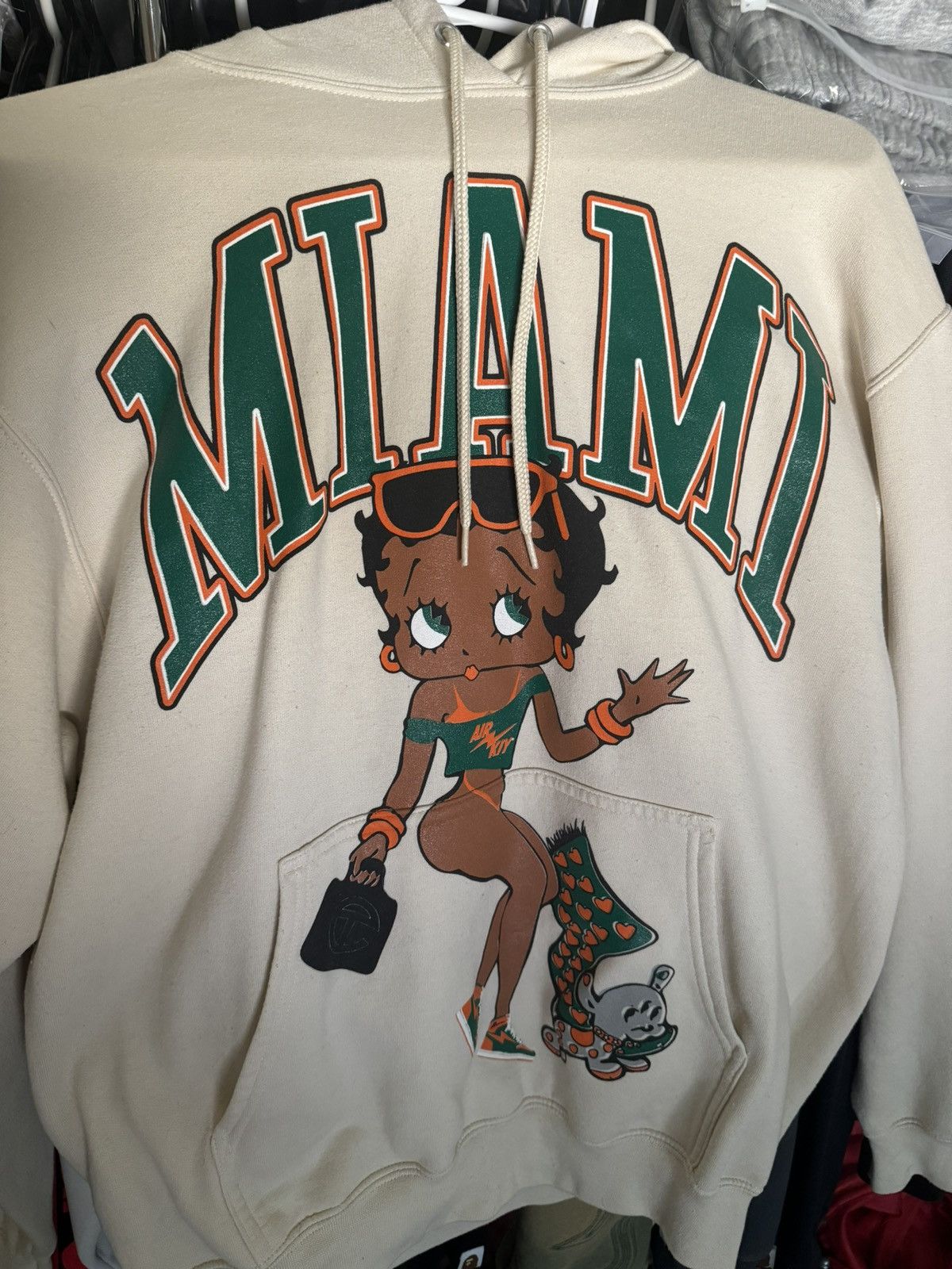 Reves Paris Kool Kiy Miami Hoodie “Betty Boop” Size US M / EU 48-50 / 2 - 2 Thumbnail