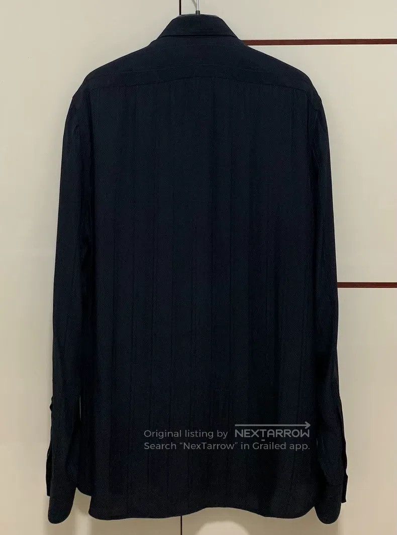 Saint Laurent Paris Saint Laurent Paris size 39 Silk Black YSL Striped Motto S Size US L / EU 52-54 / 3 - 2 Thumbnail