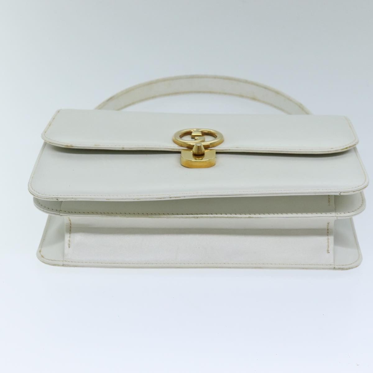 Gucci GUCCI Hand Bag Leather White Size ONE SIZE - 5 Thumbnail