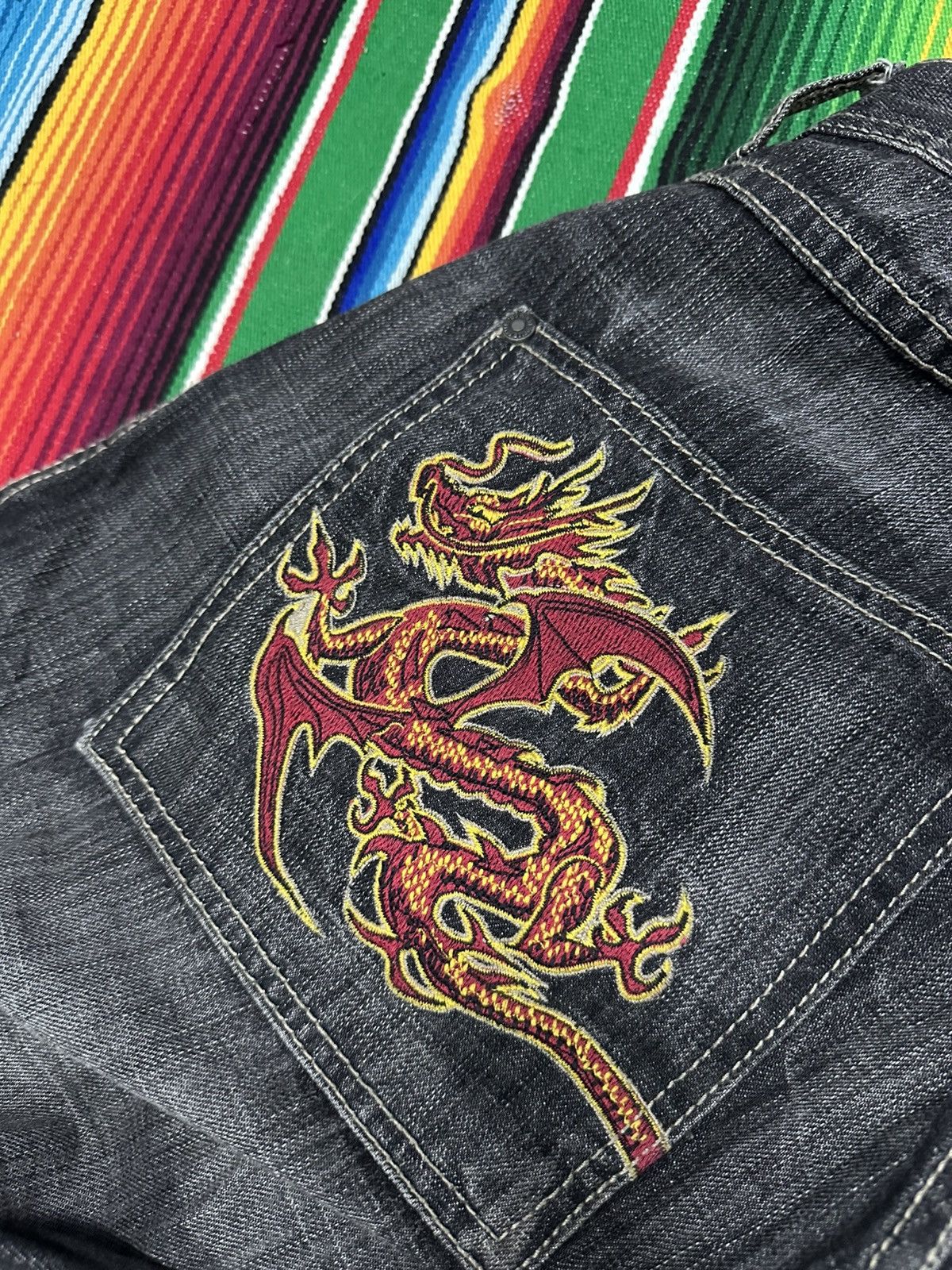 Pelle Pelle Denim Pelle Pelle Embroid Pocket . Size US 34 / EU 50 - 6 Thumbnail